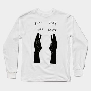 Edgy slogan that boosts your self confidence Long Sleeve T-Shirt